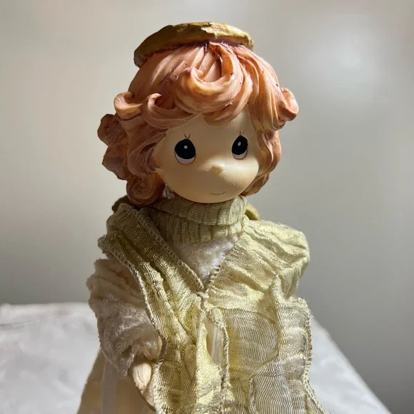 Vintage Precious Moments Angel Tree Topper 1999 FLAWS - Picture 8 of 10